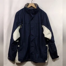 American Eagle Outfitters AE X-Treme Polar Fleece Snow Jacket Mens L Blue Casual