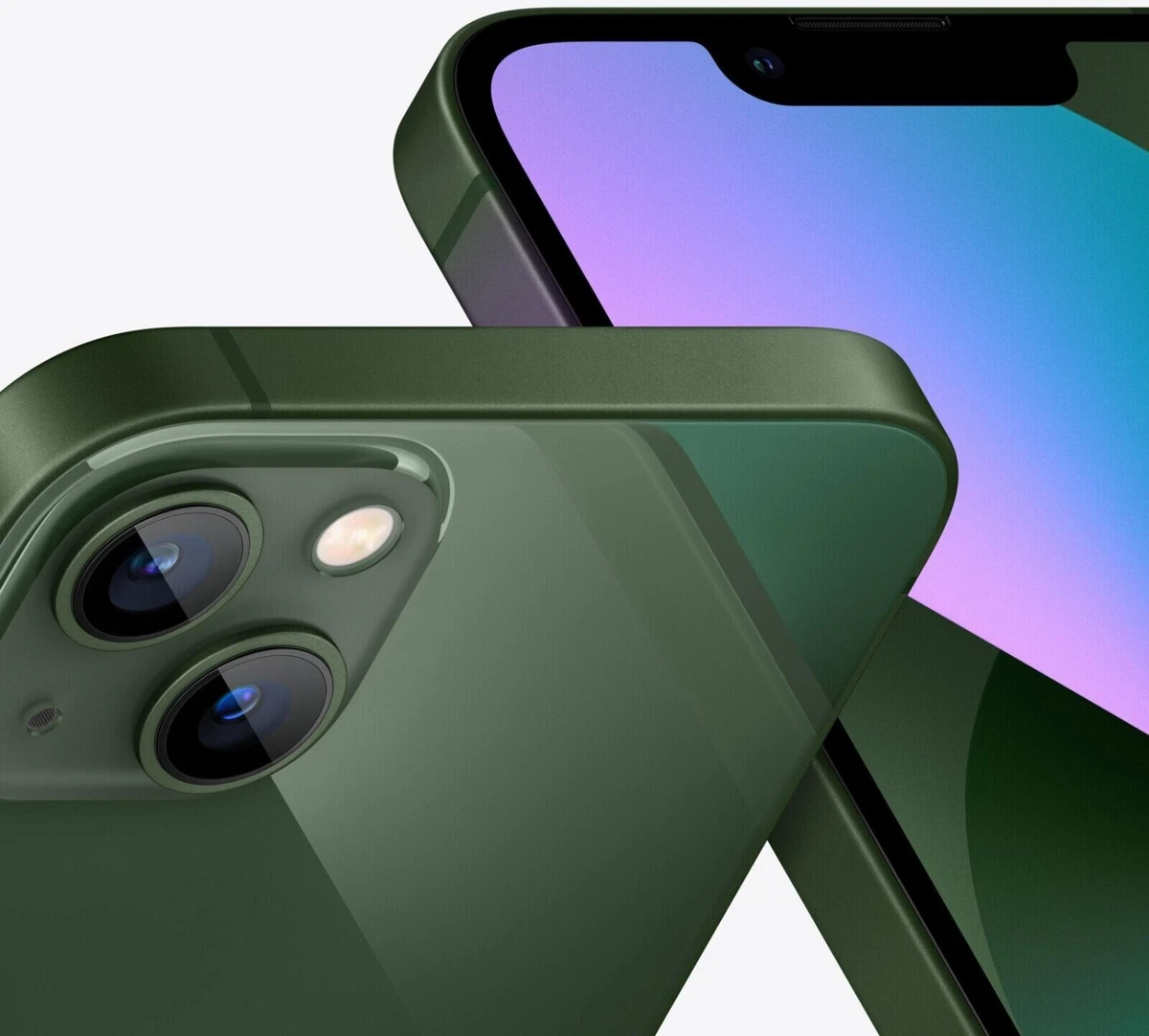 Apple iPhone 13 Mini 128GB Green, Muy bueno – Reacondicionado – batería nueva