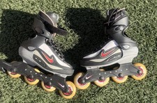 Nike Zoom Air Carbon Inline Roller Blades Size 6.5 Vintage Skates - EUC