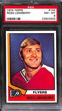 1974 Topps #144 Ross Lonsberry PSA 8 NM-MT 23923403 