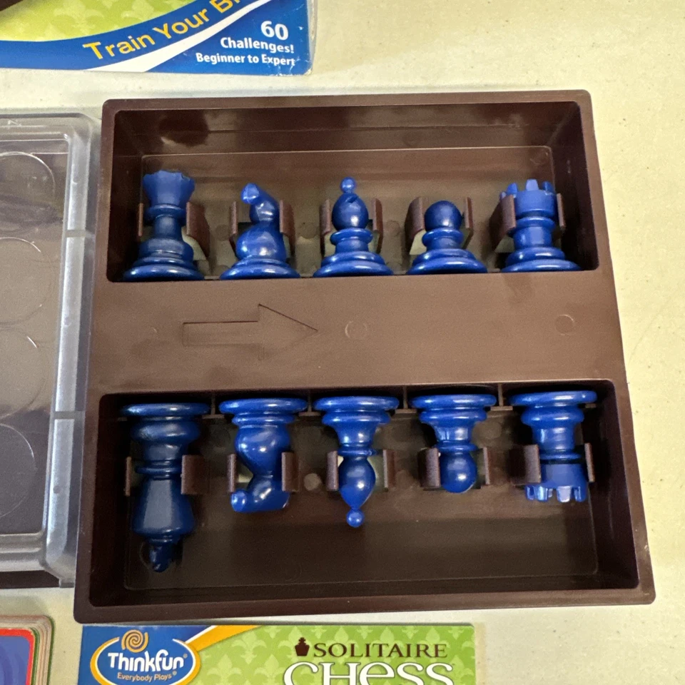 Solitaire Chess COMPLETE Thinkfun 2010 Logic Strategy Puzzle Challenges Solo - Image 3 of 4