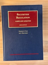 Securities Regulation: Cases and Analysis; 5t...