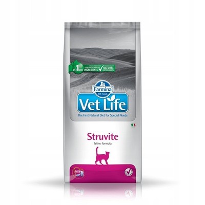 400g Katzenfutter Trockenfutter Struvite mit Huhn FARMINA Vet Life