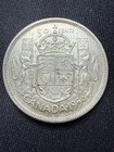 1956 Canada 50 Cents Silver Coin