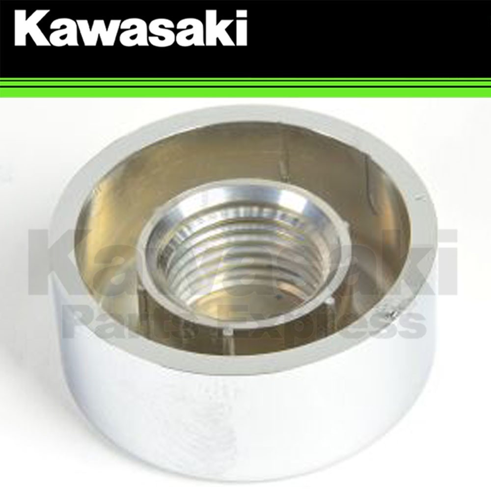 NEW 1996 - 2025 GENUINE OEM KAWASAKI VULCAN GRIP END CAP CHROME 11012-1975