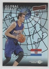 2016 Panini Aficionado Global Reach Artist's Proof Dragan Bender Rookie RC 0f4