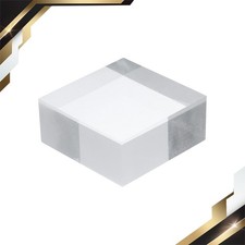 Acrylic Display Stand Base 2"x2"x0.8" Solid Clear Square Display Riser