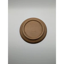 Longaberger Wood Crafts Small Round Wooden Pillar Candle Base USA Made