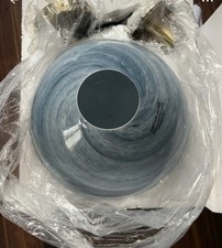 Very Home Merle Blue Glass & Gold  Galaxy Ceiling Light New Boxed