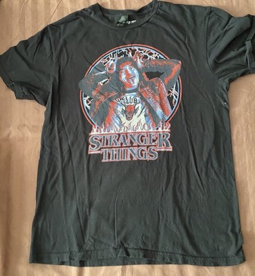 Netflix Stranger Things Eddie Munson Black Tee Size Medium