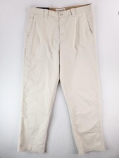 Weatherproof Pants Mens 36x34 Khaki Chino Hidden Security Pockets Outdoor Hiking
