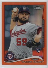 2014 Topps Chrome Orange Refractor Tanner Roark #127 0a2