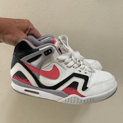 Nike Air Tech Challenge 2 White Hot Lava. 1989-1990 Andre Agassi in tennis.