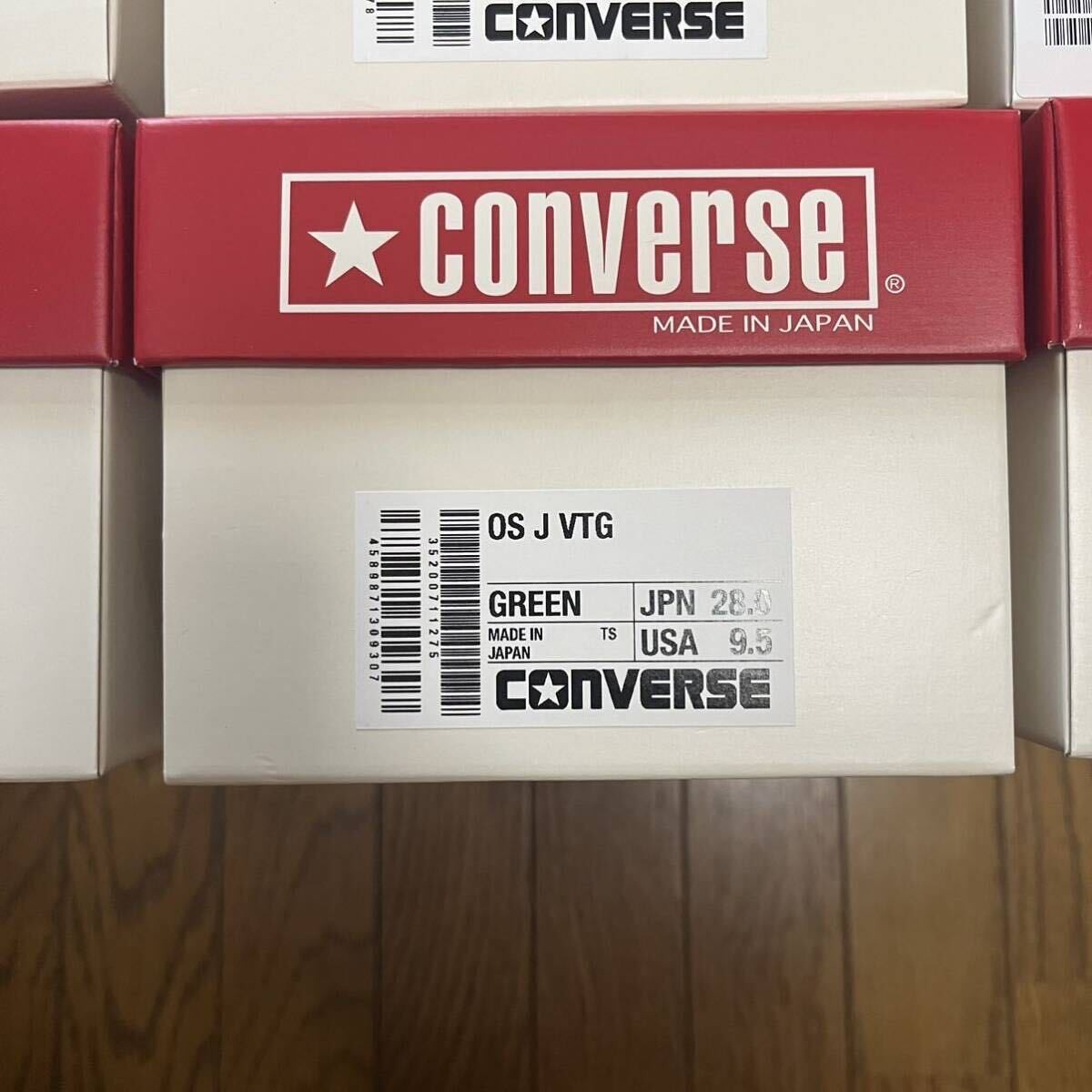 Converse Timeline One Star J Vtg Color Green Made in Japan Sneaker 