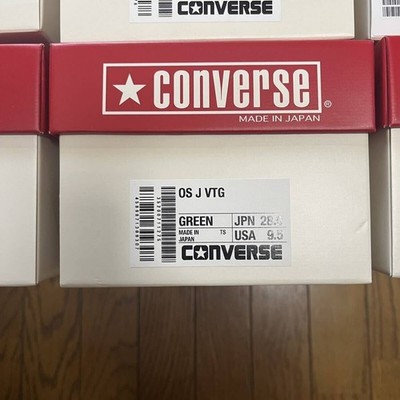 Converse Timeline One Star J Vtg Color Green Made in Japan Sneaker