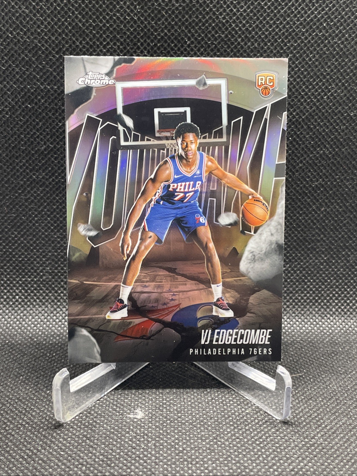 VJ Edgecombe Rookie Youthquake Refractor #YQ-3 76ers 2025-26 Topps Chrome (RC)
