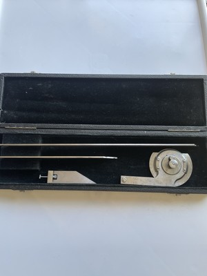 Starrett Tools No 364 Kegelwinkelmesser 7  und 12  Klingen mit Koffer
