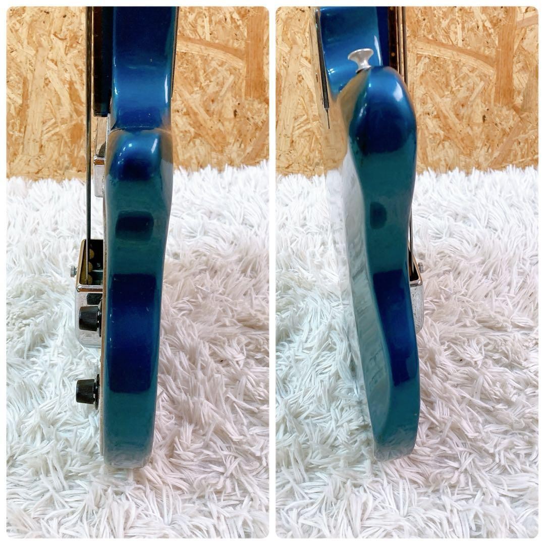 Electric Bass Guitar Teisco BS-101 1965 Vintage Short Scale Blue