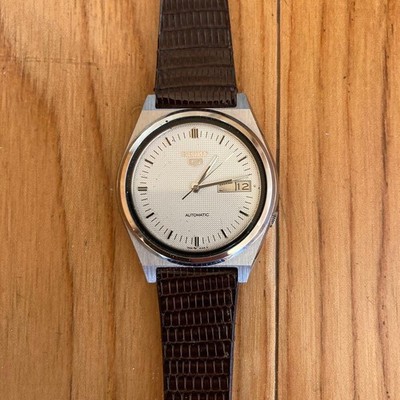 Seiko 5 Automatic Watch Unisex 37mm Mechanical Pre-Owned