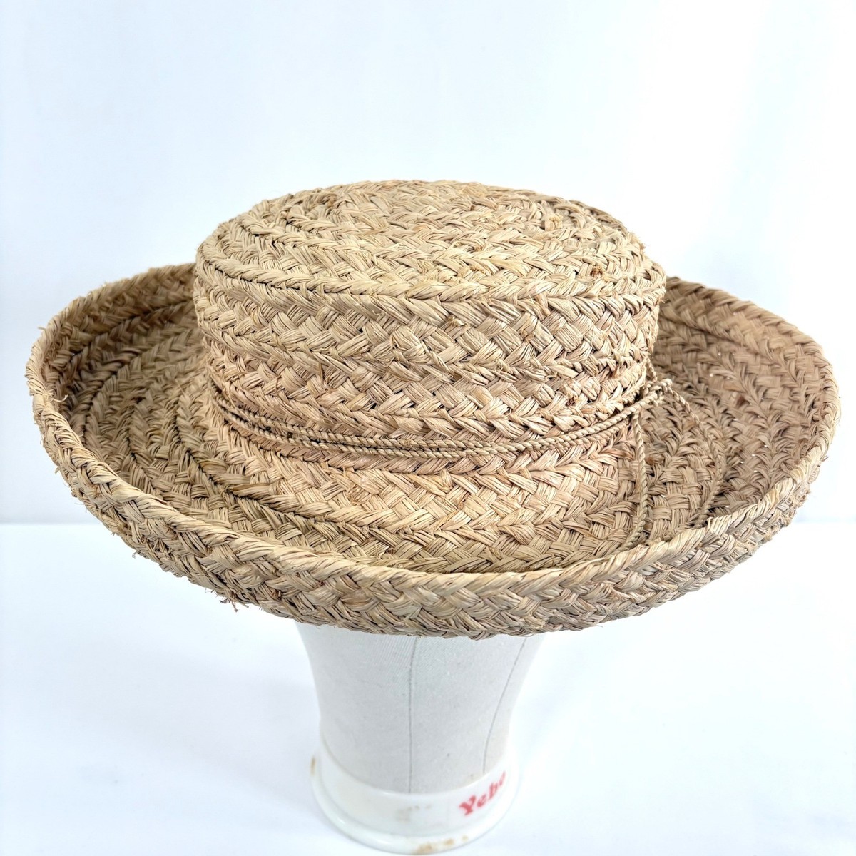 Helen Kaminski raffia  wide-brim sun hat in tan Helen Kaminski wide brim sun hat (100% raffia, made... | Depop main image 3