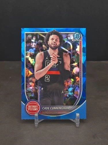 Cade Cunningham 2025-26 Bowman Sapphire #BCV-74 Chrome Sapphire Refractor KS2