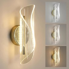 LED Wall Light Indoor 3000K/4500K/6500K Wall Sconce Lamp Bedroom Living Room 12W