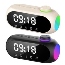 Alarm Clock Speaker Smart Wireless Digital Alarm Audio Smart Clock With Speaker