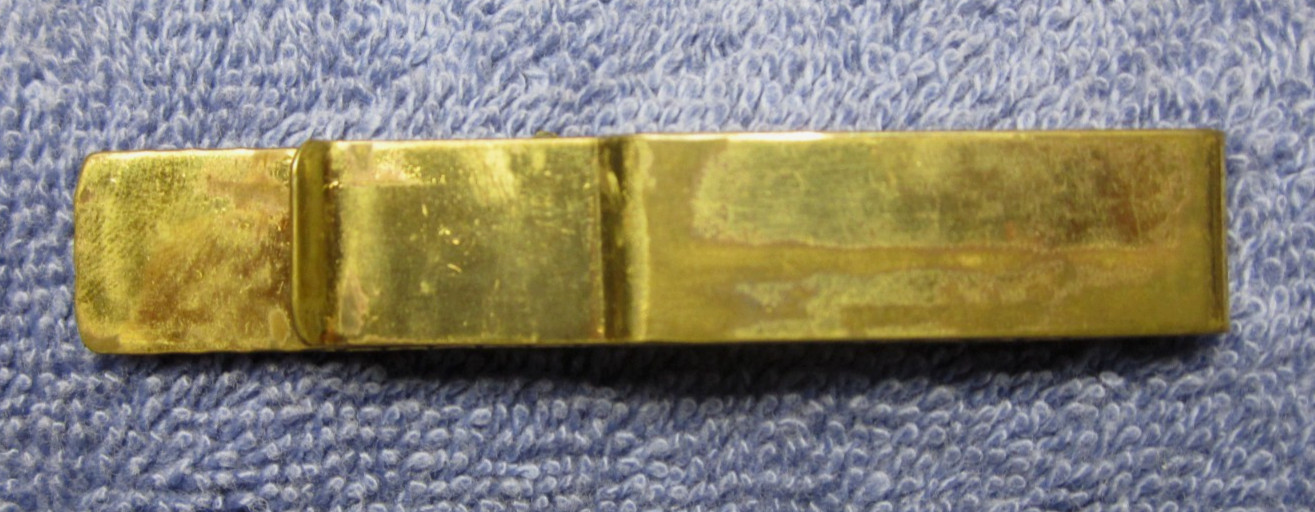 Vntg 1950s Harley-Davidson Motorcycle Original 3" Panhead Tie Clasp Pin Old Nice