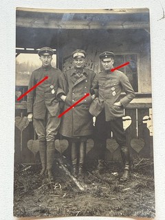 Foto Kaiserliche Fliegerei Flieger Pilot Beobachter Portrait TOP