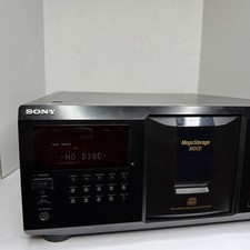Sony CDP-CX355 CD Player Mega Storage 300 Tested Works - No Remote - NEW BELTS