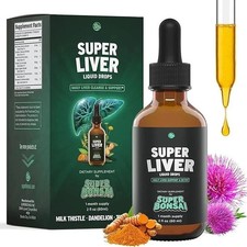 Super Liver Support with Milk Thistle-All Natural Liver Cleanse Detox Repair Aid
