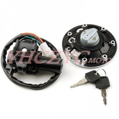 Ignition Switch Gas Cap Cover Lock Key Set For KAWASAKI ZX900 ZX