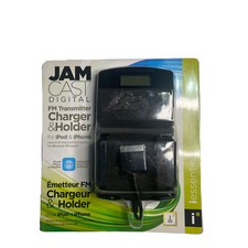 Iphone/ Ipod Digital FM Transmitter Charger  Holder Jam Cast Iessentials