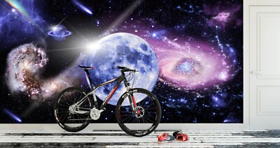 3D Planet Meteor C7814 Tapete Wandbild Fototapete Abnehmbarer Amy 23