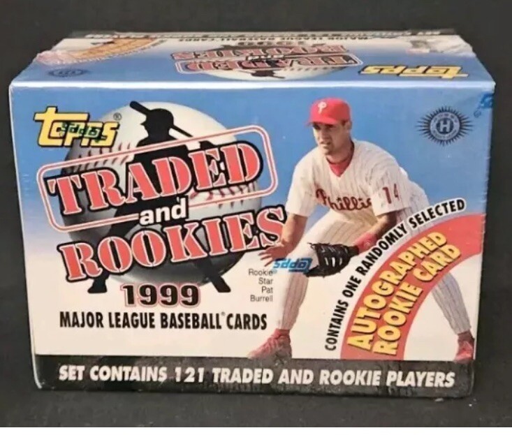 1999 Topps Baseball Traded And Rookies Factory Sealed Box! CC Sabathia RC