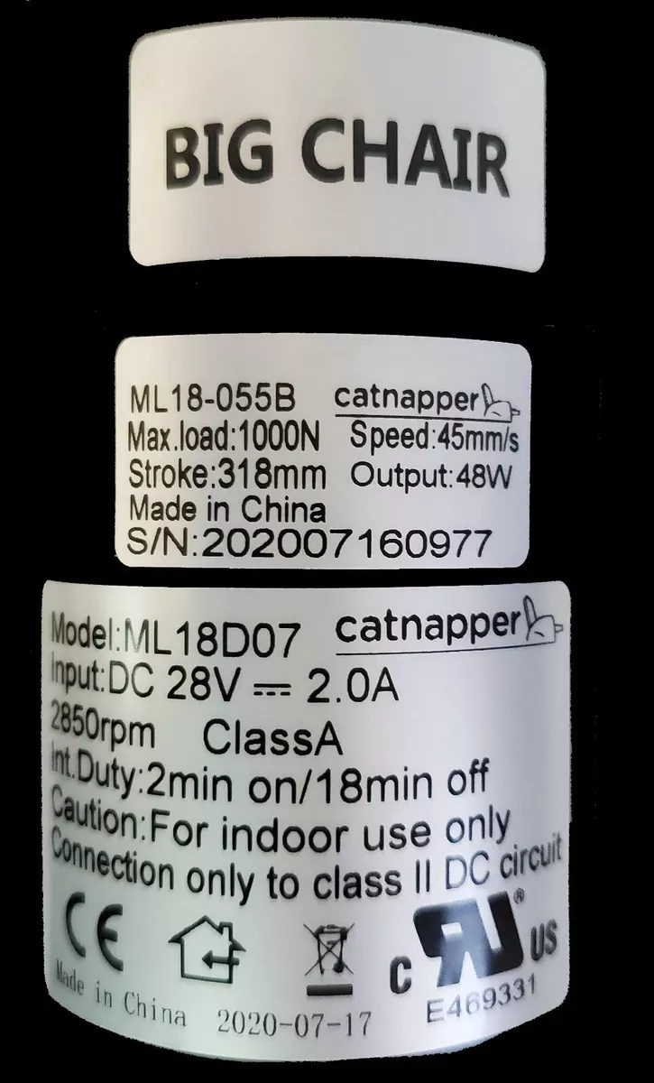 Catnapper replacement motor hot sale