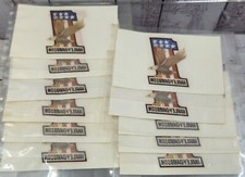 Vintage Heat Transfer Harley Davidson Number 1 American Eagle Red White  Blue