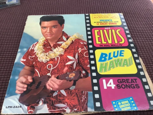 ELVIS PRESLEY LP LPM-2426 BLUE HAWAII Vinyl Album Vintage 1961