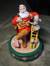 ERTL 1994 COCA COLA Santa Claus Christmas Mechanical Bank Used NICE