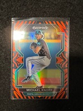 2022 Panini Prizm Draft Pick Tiger Stripes 2/99 Michael Knorr #PDP103