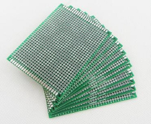 10 piezas 7X9cm Prototipo de Doble Lado PCB Panel Universal 2,54mm Fibra de Vidrio - Imagen 3 de 4