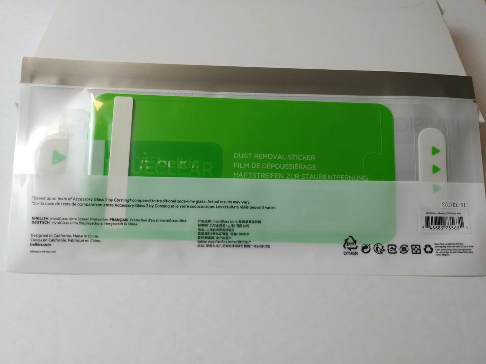 Протектор экрана Belkin InvisiGlass Ultra для Apple iPhone 6s Plus и 6 Plus - Изображение 2 из 4