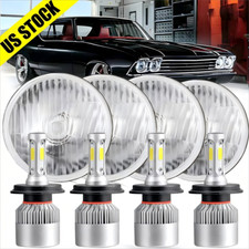 5.75 5-34 Led Headlights Hilow For Chevy Chevelle 1964-1970 Convertible 4pcs 5.75 5-34 Led Headlights Hilow For Chevy Chevelle 1964-1970 Convertible 4pcs
