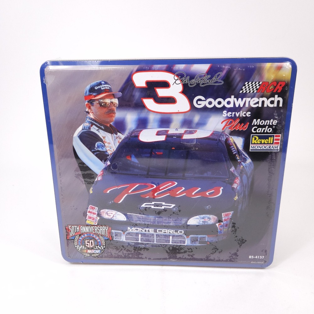 Revell Nascar 50th Dale Earnhardt #3 Goodwrench Monte Carlo Tin New Sealed