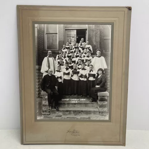 1922 Christ Church Choir - Sayre Bros - Clarksburg WV  8x10 Photograph