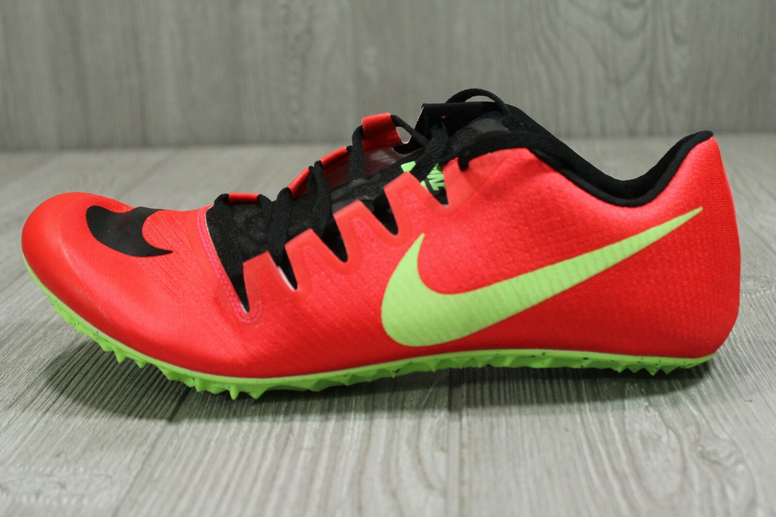 52 New Nike Zoom JaFly 3 Mens 8.5 9.5 11.5 Red Black Volt Track Spike  865633-663 | eBay