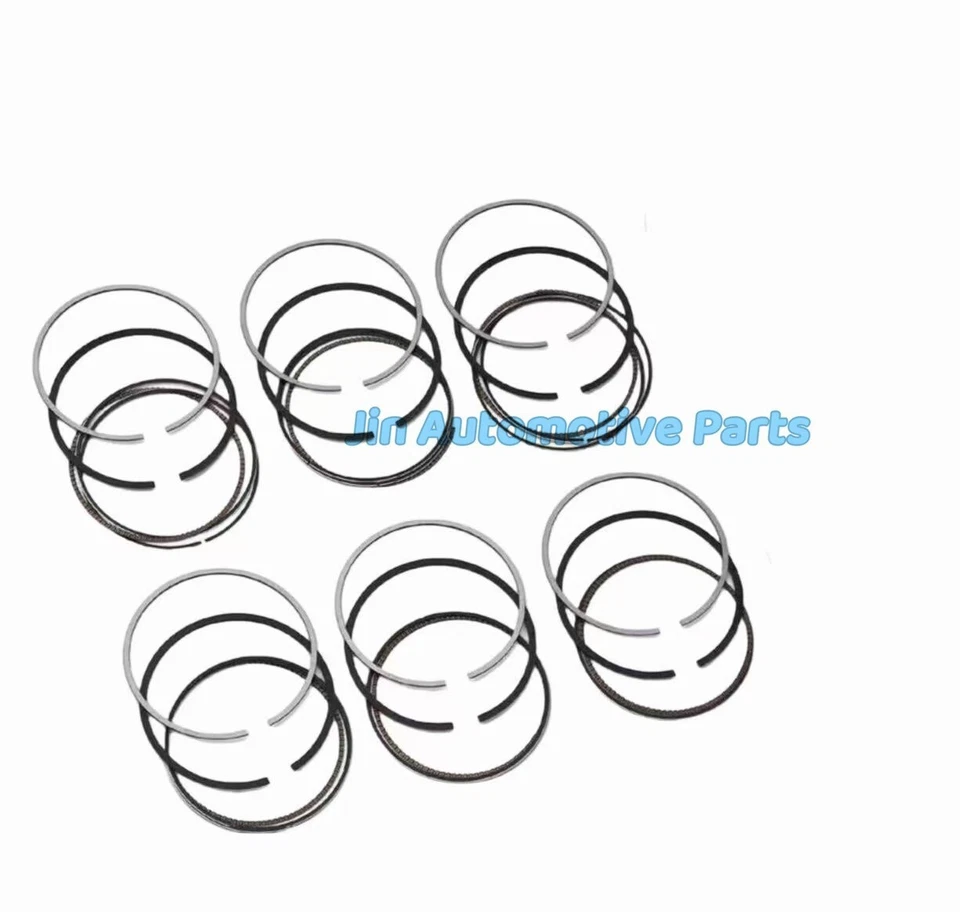 6pcs Piston Ring Set STD For Volvo S80 V70 XC60 XC70 XC90 3.2L B6324S L6 T6 - Image 3 of 4