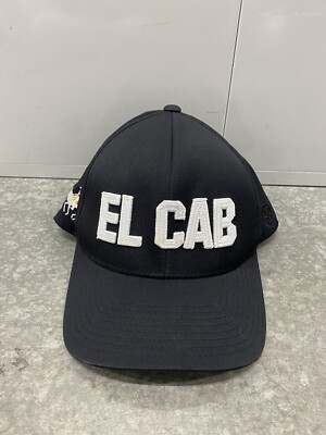 G Fore Hat Cap Snap Back Black El Cab Logo Golf Golfer G