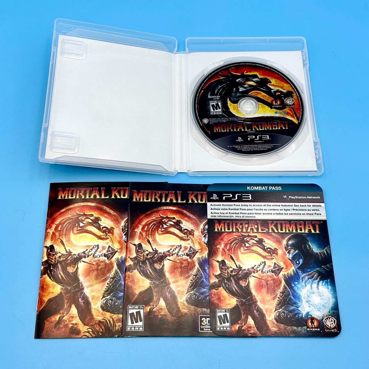 Mortal Kombat Tournament Edition PlayStation 3 PS3 Complete Arcade
