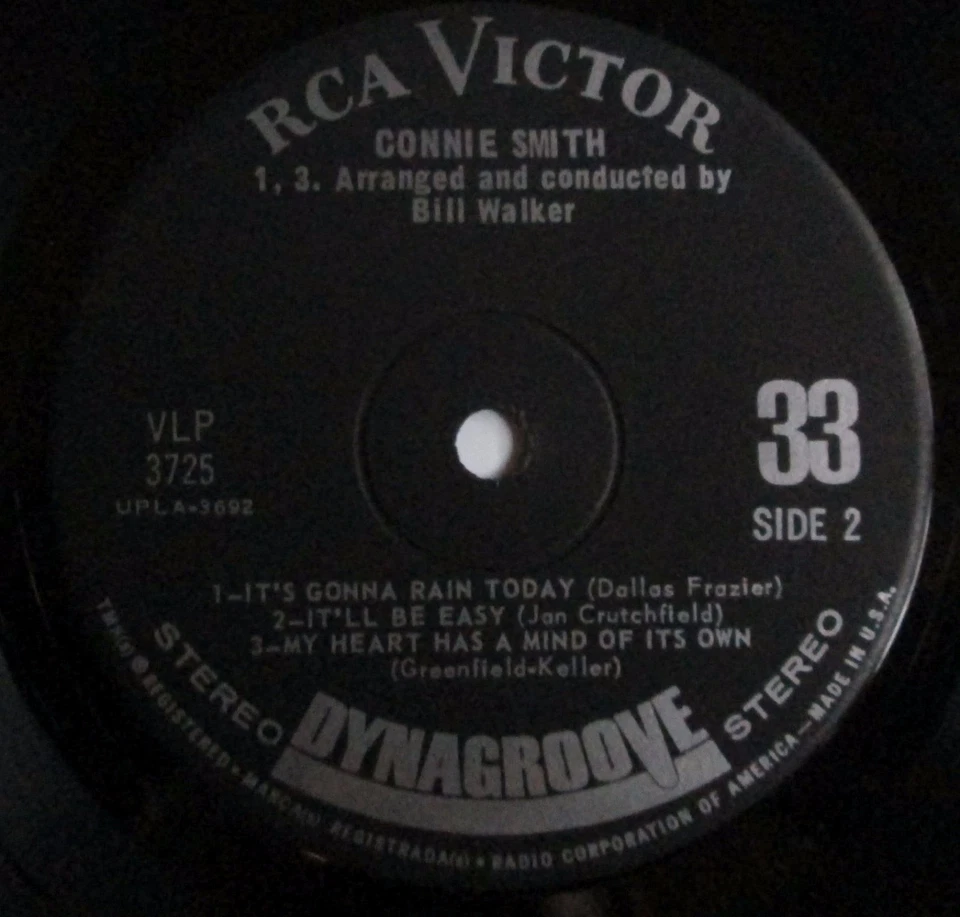 Connie Smith ~ Downtown Country ~ Extremely Rare 7" EP ~ 1st Pressing ~ 1967 - Image 3 of 3